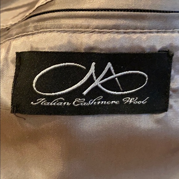 HiSO Canada Mens Grey Topcoat Italian Cashmere - Picture 3 of 5